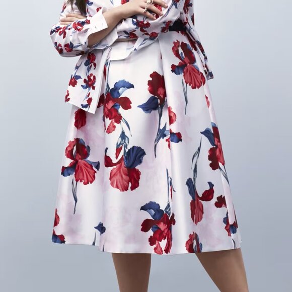 Prabal Gurung for Lane Bryant Floral Skirt - Picture 1 of 6